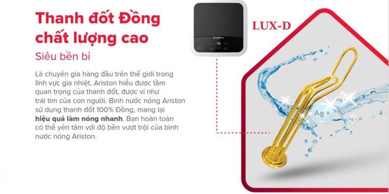 Bình nước nóng Ariston ANDRIS2 LUX-D 30 13