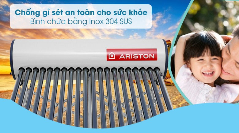 Máy nước nóng NLMT Ariston 190L 13